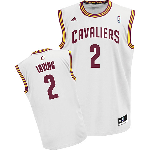  NBA Cleveland Cavaliers 2 Kyrie Irving New Revolution 30 Home White Jersey